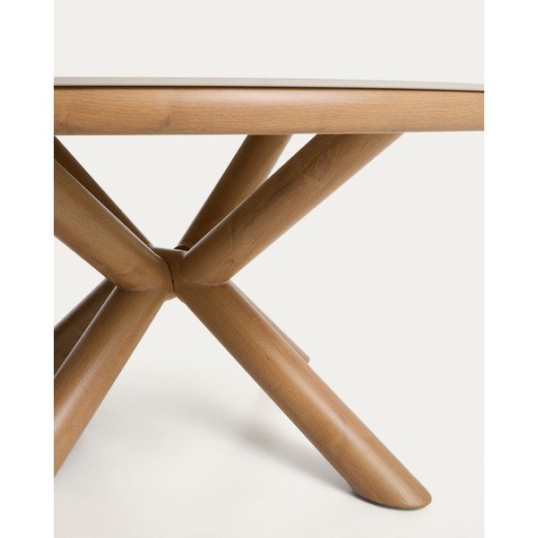Ümmargune aiasöögilaud keraamilise pealispinnaga, ø 148 cm Mirtia - Kave Home-image-4