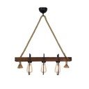 Puidust rippvalgusti Demir, 3 pirnid - Opviq lights