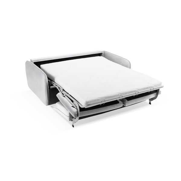 Helehall sametist diivanvoodi 214 cm Vienna - Cosmopolitan Design-image-4