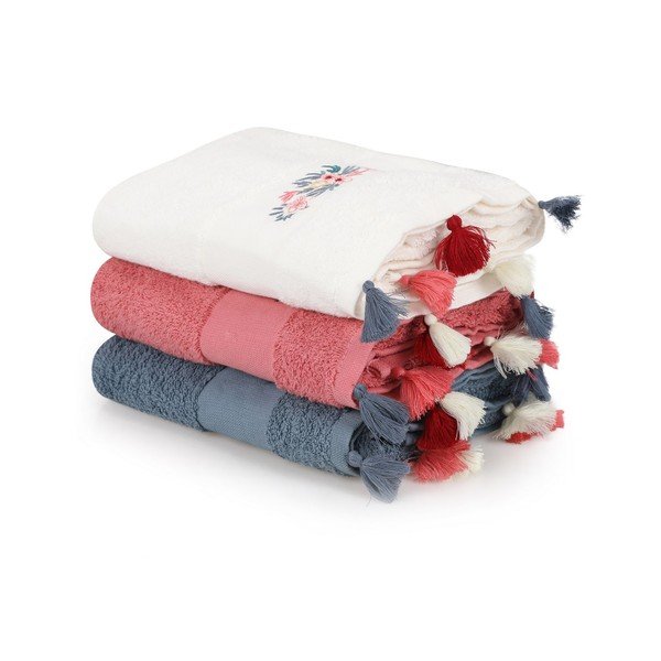 Puuvillased froteerätikud 3tk komplektis 50x90 cm Asorti - Foutastic