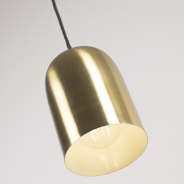 Musta-kuldse metallvarjundiga laevalgusti ø 10,5 cm Eulogia - Kave Home-image-1