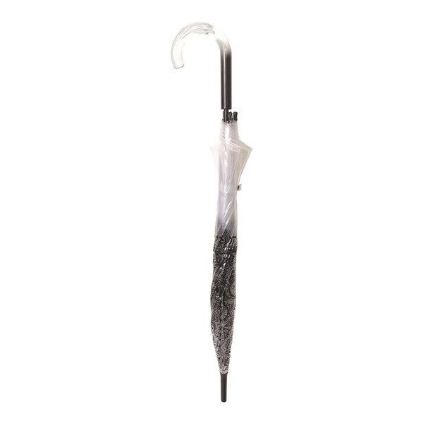 Transparentní holový deštník odolný vůči větru Ambiance Black Paisley, ⌀ 85 cm-image-1