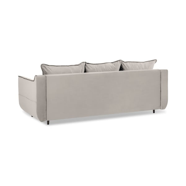 Beež sametne diivanvoodi Basso - Kooko Home-image-3