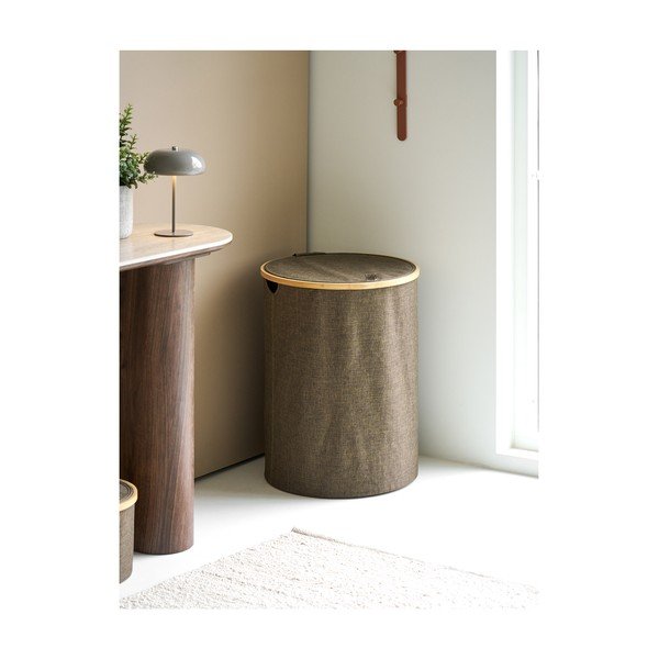 Pruunist riidest pesukorv Noto - House Nordic-image-1