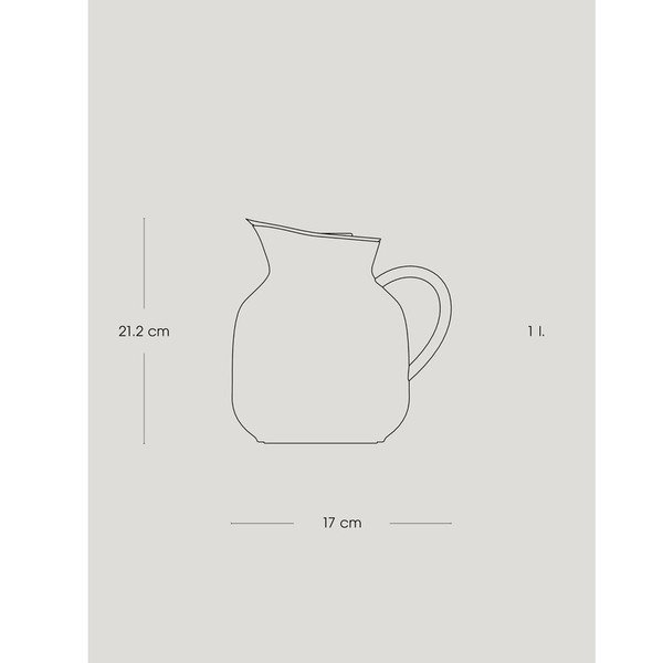 Must plastist termoskann 1 l Amphora - Stelton-image-3