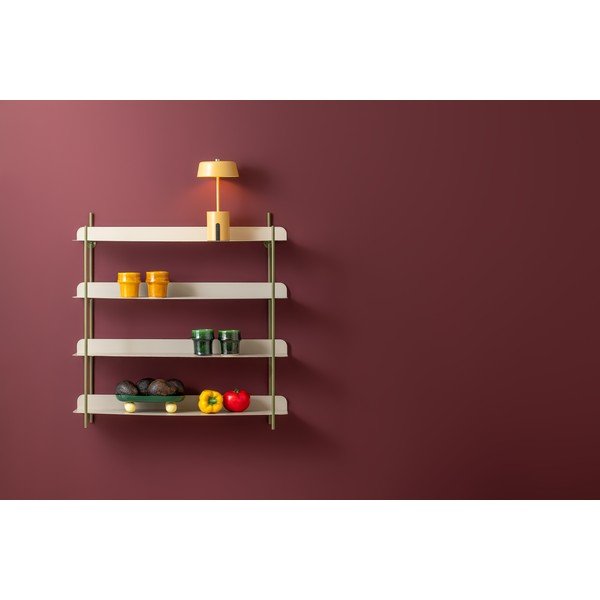 Roheline/hall astmeline metallriiul 60 cm Reina Cuatro - PT LIVING-image-3