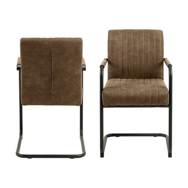 Pruunid söögitoolid 2tk komplektis Adele - Actona-image-3