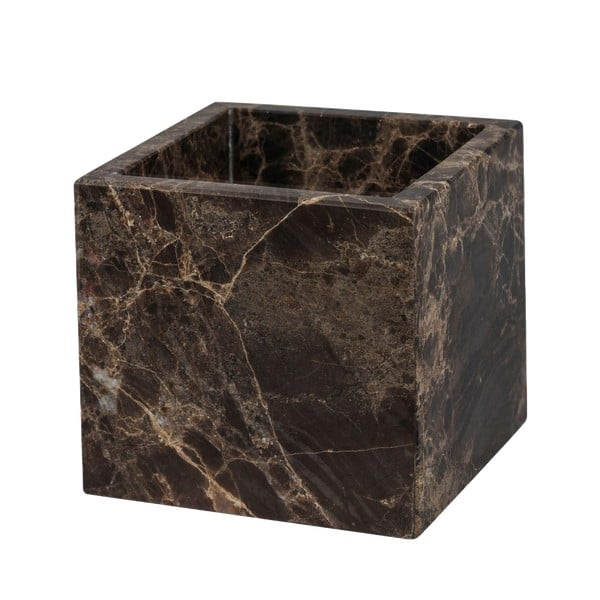 Tumepruun marmorist vannitoa organisaator vatitikkudele Marble - Mette Ditmer Denmark