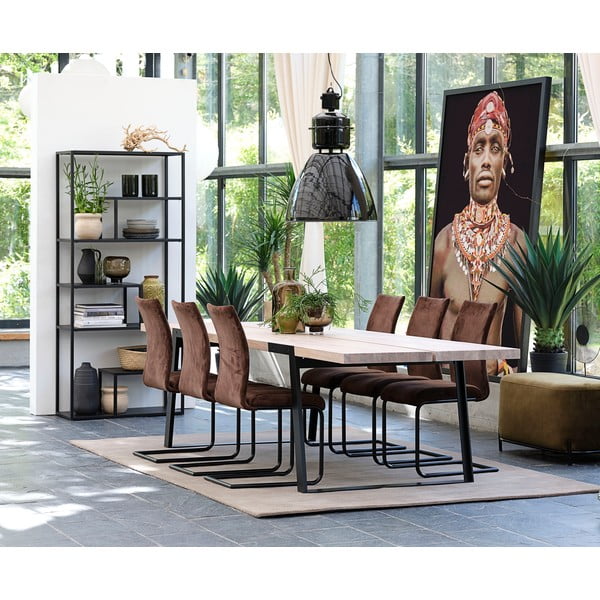 Must metallist raamaturiiul 85x188 cm Lite - Canett-image-4