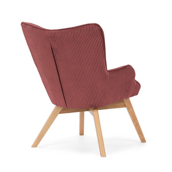 Punane velvetist tugitool Niko - Ropez-image-3