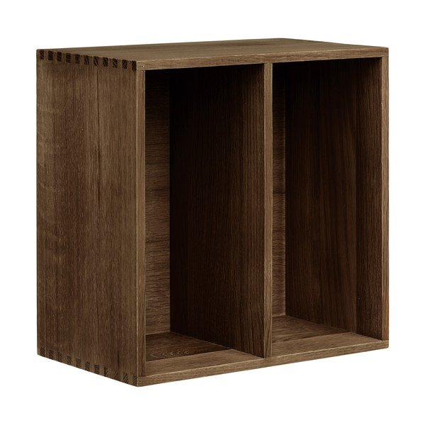 Tumepruun tammepuidust riiul 30 cm Townsville - House Nordic-image-3