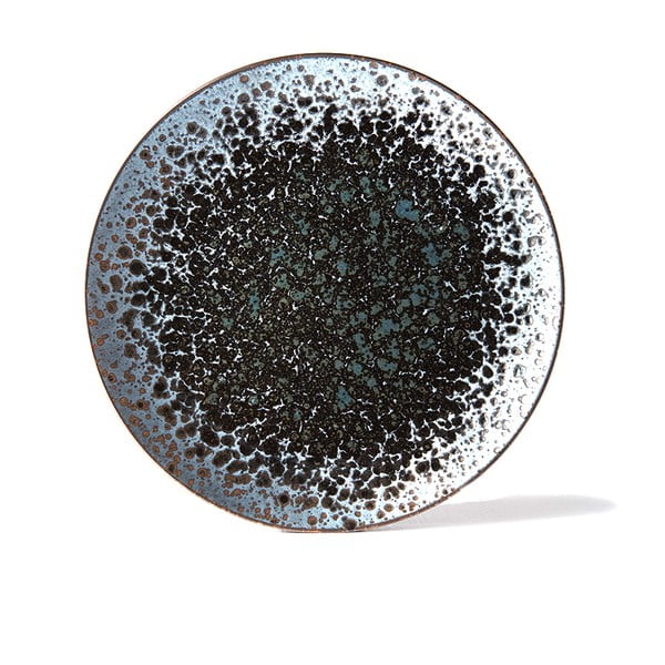 Must ja hall keraamiline taldrik, ø 29 cm Pearl - MIJ