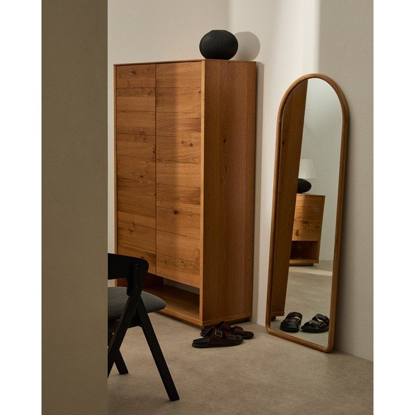 Puidust raamiga seinapeegel 55x155 cm Milsa - Kave Home-image-1