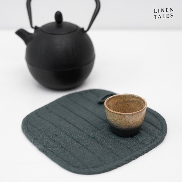 Linane pajalapp Forest Green - Linen Tales-image-2