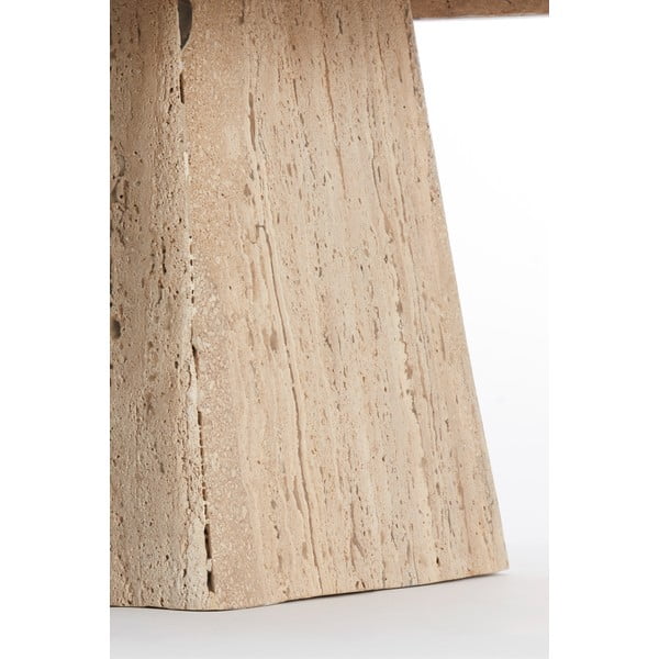 Beež kiviplaadiga kohvilaud 60x60 cm Kepami - Light & Living-image-4