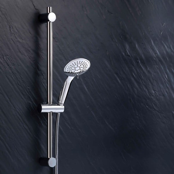 Matt hõbedane dušikomplekt 70 cm Hydro - douceur d'intérieur-image-1