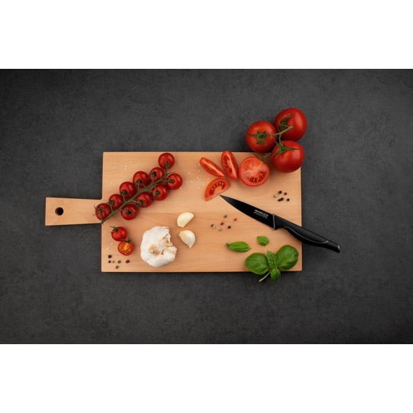 Mustast roostevabast terasest hammastatud nuga Wave - Nirosta-image-1