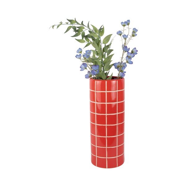 Punane keraamiline vaas (kõrgus 40 cm) Retro Tiles - PT LIVING-image-3