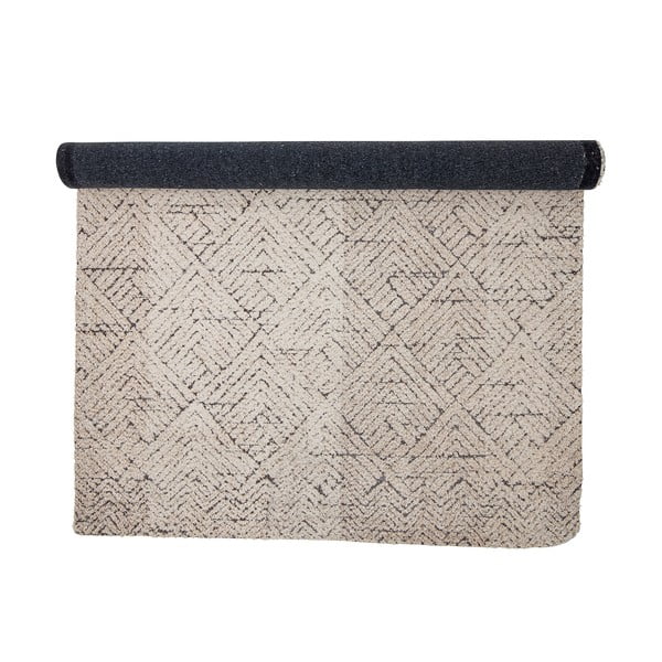 Kreem puuvillane vaip 150x210 cm Saxo - Bloomingville-image-3