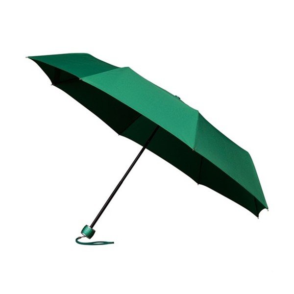 Větruodolný zelený skládací deštník Ambiance Mini-Max, ⌀ 100 cm