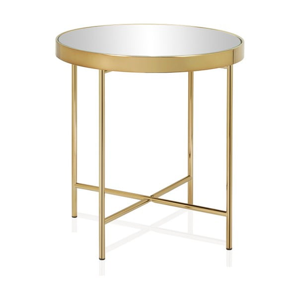 Zlatý odkládací stolek Andrea House Round