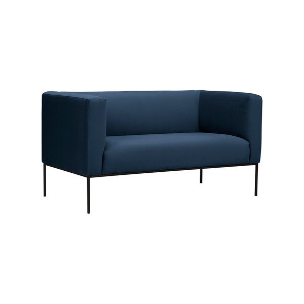 Tmavě modrá dvojmístná pohovka Windsor & Co Sofas Neptune-image-1