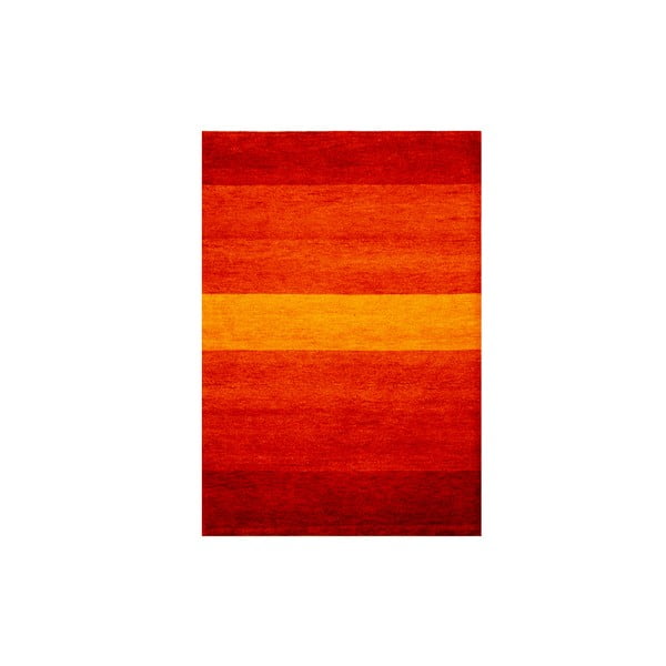 Vlněný koberec Baku Stripe Red, 170x240 cm