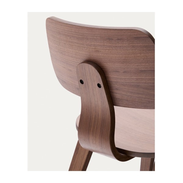 Tumepruun söögitool Gena - Kave Home-image-4