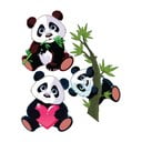 Komplekt 3 seinakleebist Panda - Ambiance