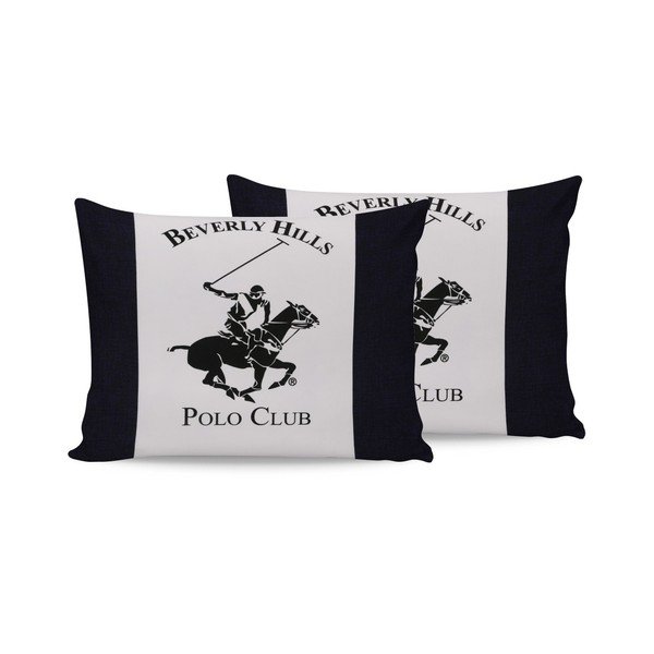 Komplekt 2 puuvillast padjapüüri Polo Club Dark, 50 x 70 cm. - Beverly Hills Polo Club