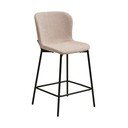 Beež polsterdatud baaritool (istme kõrgus 65 cm) Maceda – House Nordic