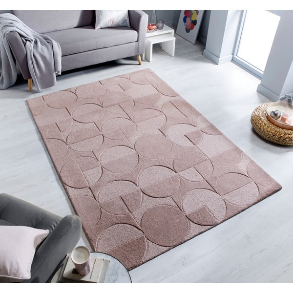 Roosa villane vaip 160x230 cm Gigi - Flair Rugs-image-1