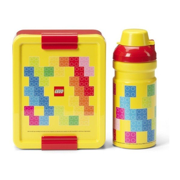 Laste suupistekarp pudeliga Brick - LEGO®