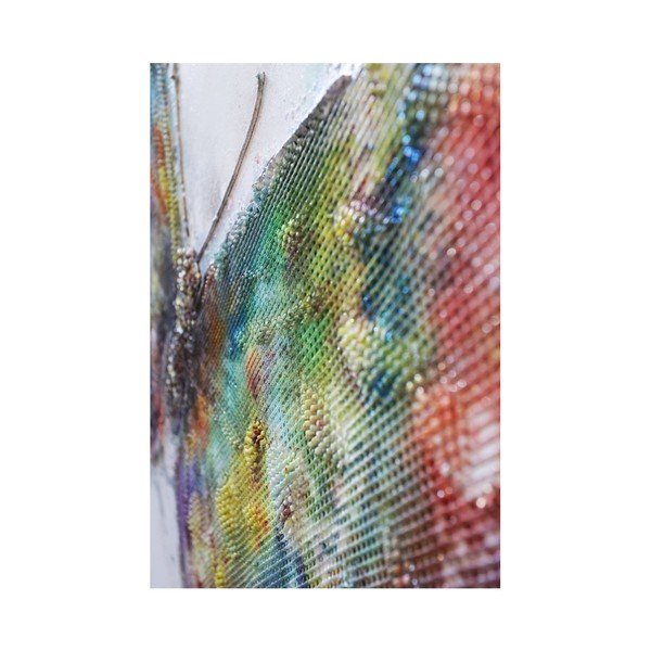Ručně malovaný obraz Vivorum Butterfly, 80 x 80 cm-image-4