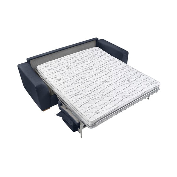 Tumesinine velvetist diivanvoodi 225 cm Augustin - Bobochic Paris-image-4