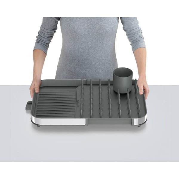 Hall reguleeritav roostevabast terasest tilkumisalus 35x39 cm Duo - Joseph Joseph-image-1