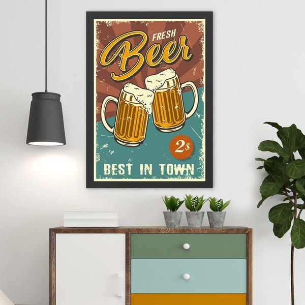 Maal 40x55 cm Beer - Wallity-image-1