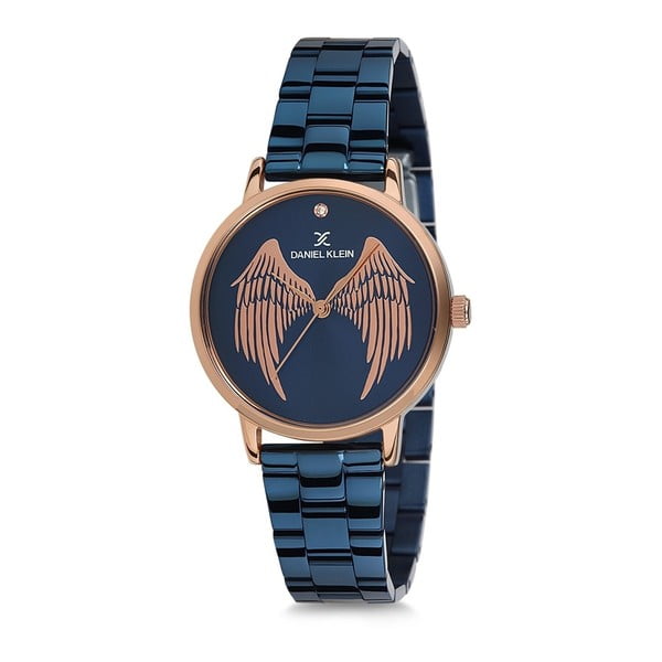 Modré dámské hodinky z nerezové oceli Daniel Klein Caramia