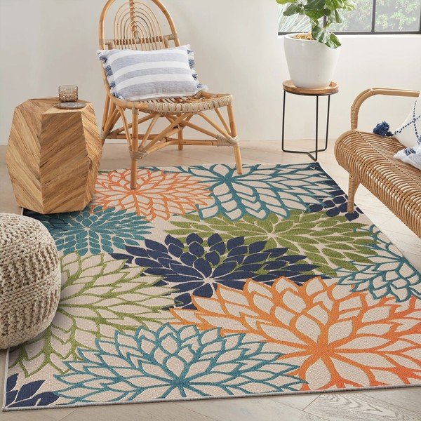 Pestav puuvillasegust vaip 100x150 cm Geo Flowers - Conceptum Hypnose-image-1