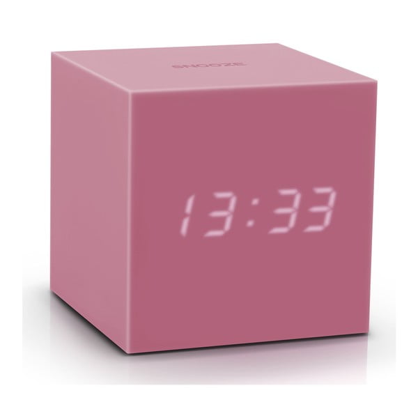 Roosa LED äratuskell Gravity Cube Gravity Cube Click - Gingko-image-2