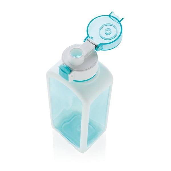 Modrá uzamykatelná lahev s automatickým otvíráním XD Design Collection, 600 ml-image-1