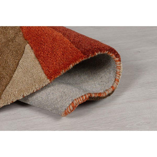 Oranž vaip Splinter, ⌀ 135 cm - Flair Rugs-image-3