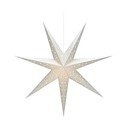 Bílá závěsná světelná dekorace Markslöjd Solvalla, výška 75 cm