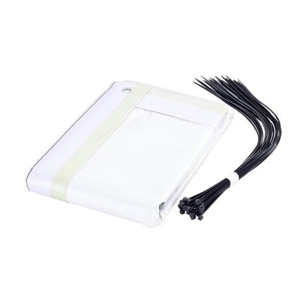 Kollakas-roheline plastist rõdupiirdevariant 500x85 cm Butterfly - Maximex-image-3