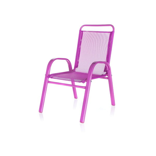 Dětská zahradní židle Kids, růžová