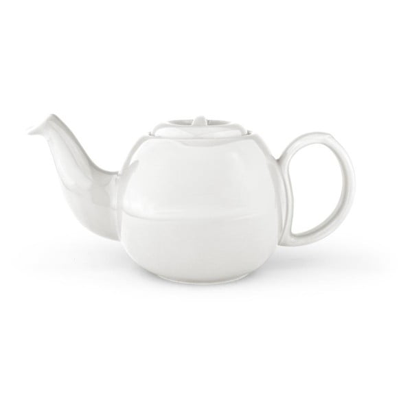 Bílá konvice se sítkem na sypaný čaj Bredemeijer Cosette, 900 ml