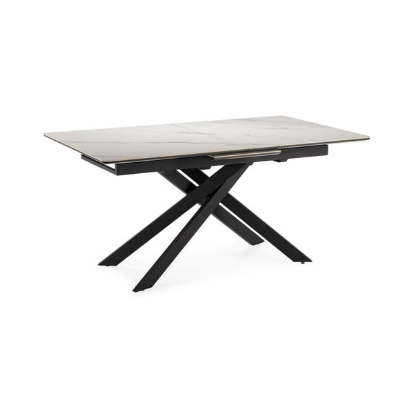 Kokkupandav söögilaud täiendava keraamilise lauaplaadiga 89,5x160 cm Belma - Marckeric-image-3