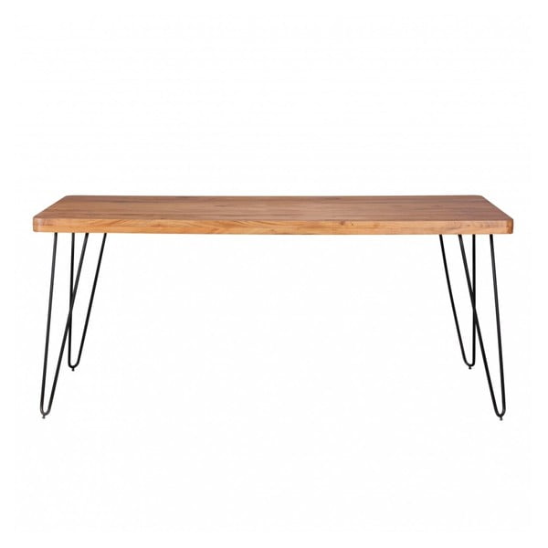 Jídelní stůl z masivního akáciového dřeva Skyport BAGLI, 180 x 80 cm