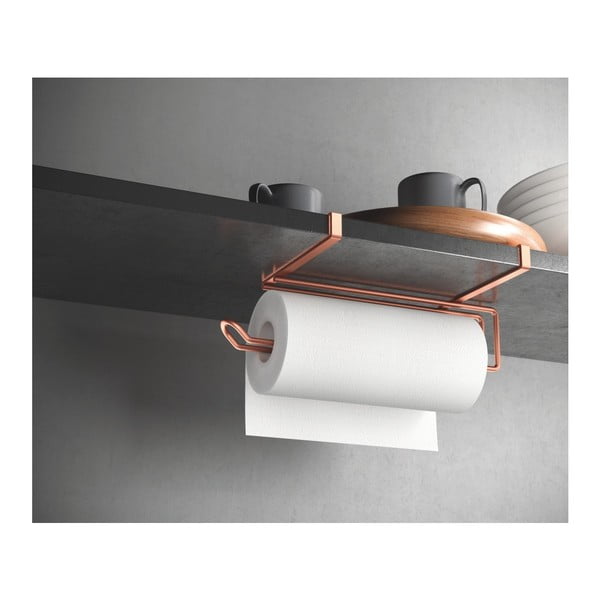 Pruun teras majapidamispaberi hoidja rippuv Easyroll – Metaltex-image-1