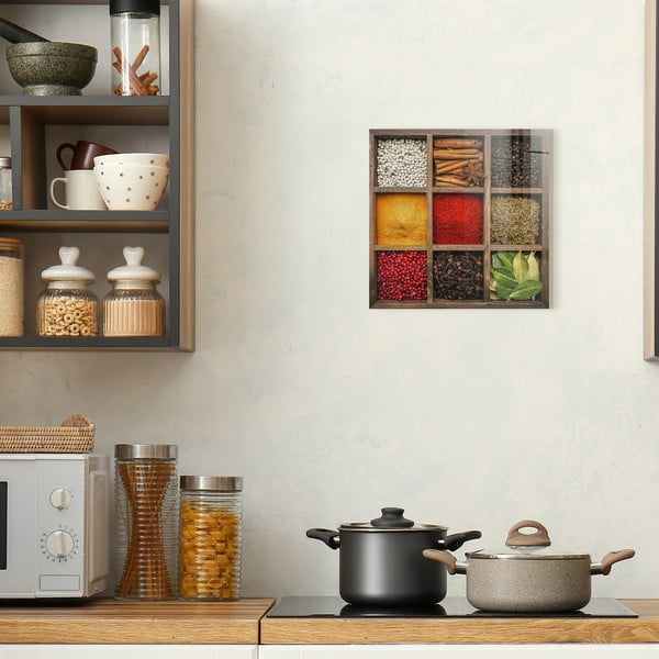 Klaasist maal 30x30 cm Spices Box - Styler-image-3